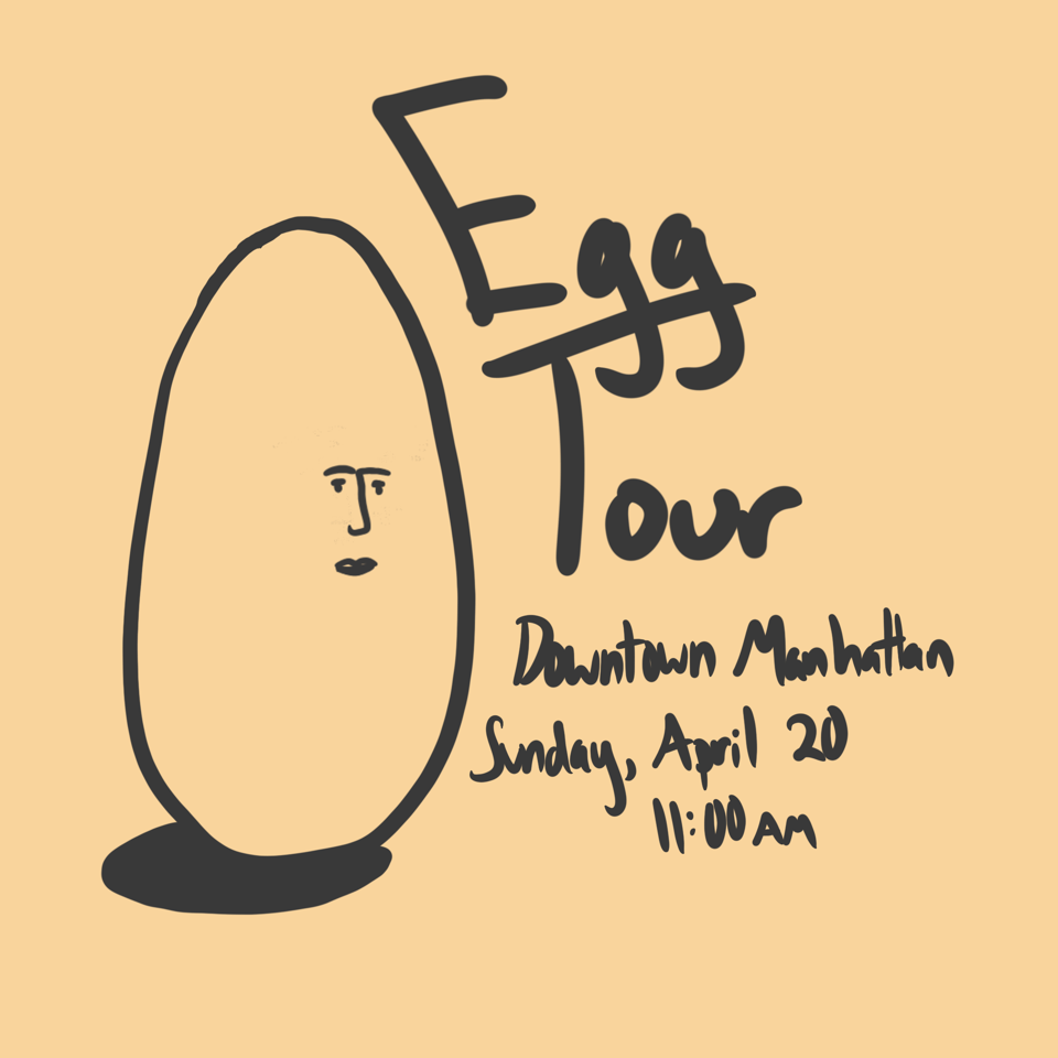 flyer for egg tour