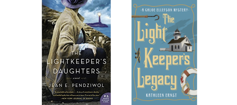book cover images for The Lightkeepers Daughters and The Light Keeper's Legacy