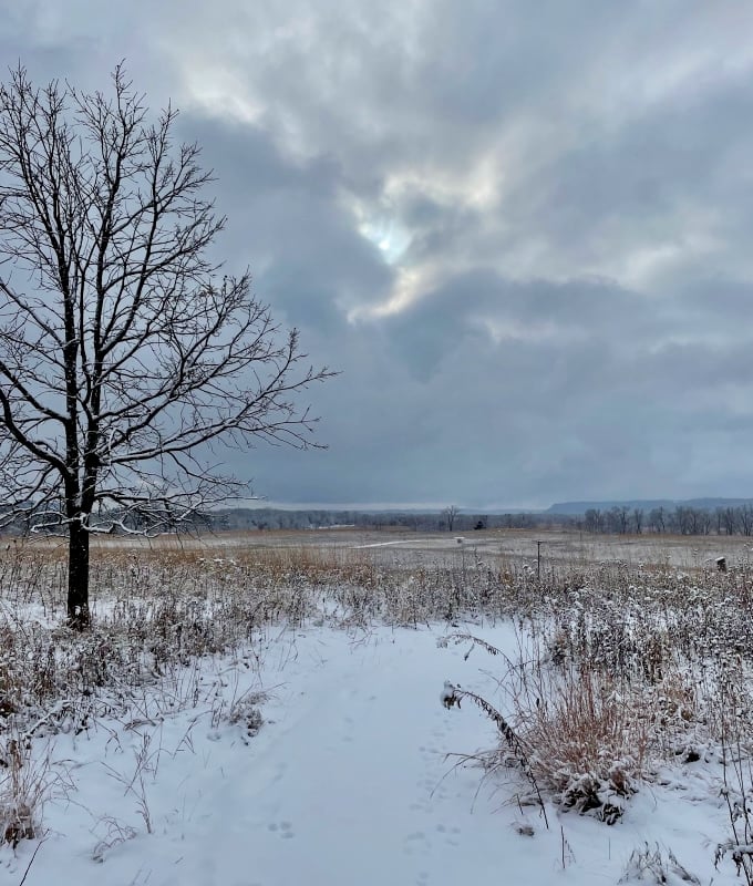 A scene from November 2022. Will we have significant snow this month? Hope so! / Photo by Amy Jay