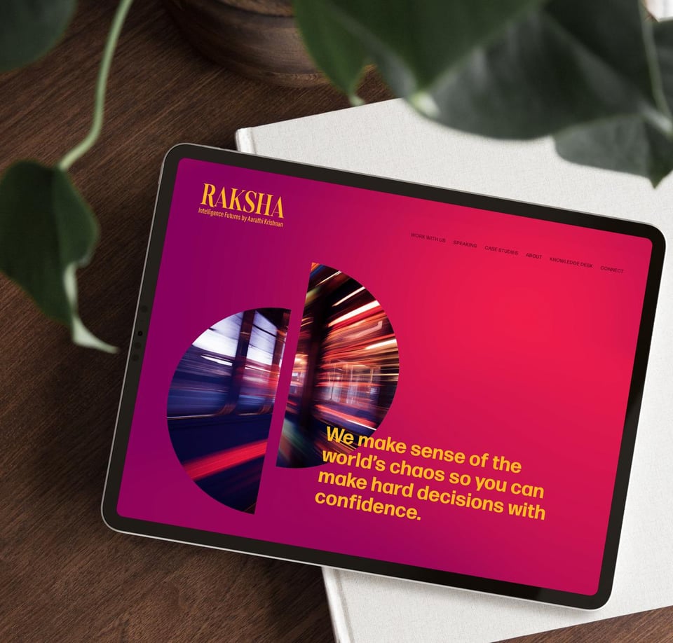Raksha Intelligence social image.