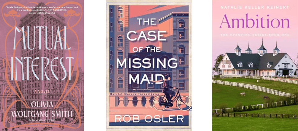 book covers for the three books described below