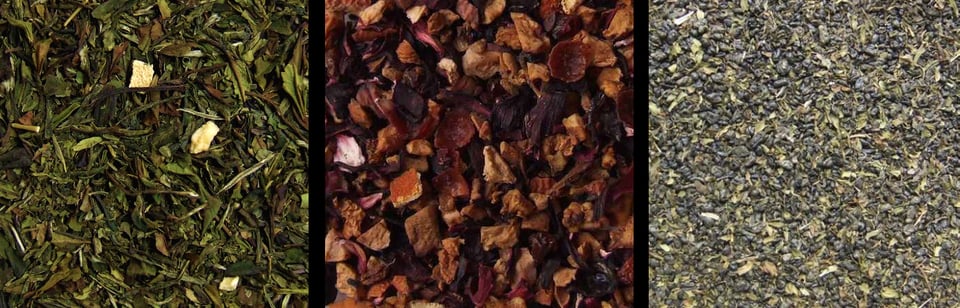 triptych of Summer Mojito, Bella Coola, and Mo-Rockin' Mint