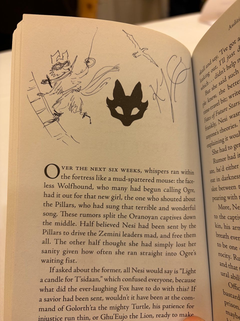 swashbuckling Fox doodle by Kathleen Jennings!