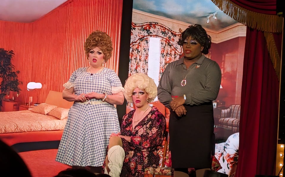 Coco Buttah, Vanilla Meringue and Joe Wadlington in 9 to 5 Live