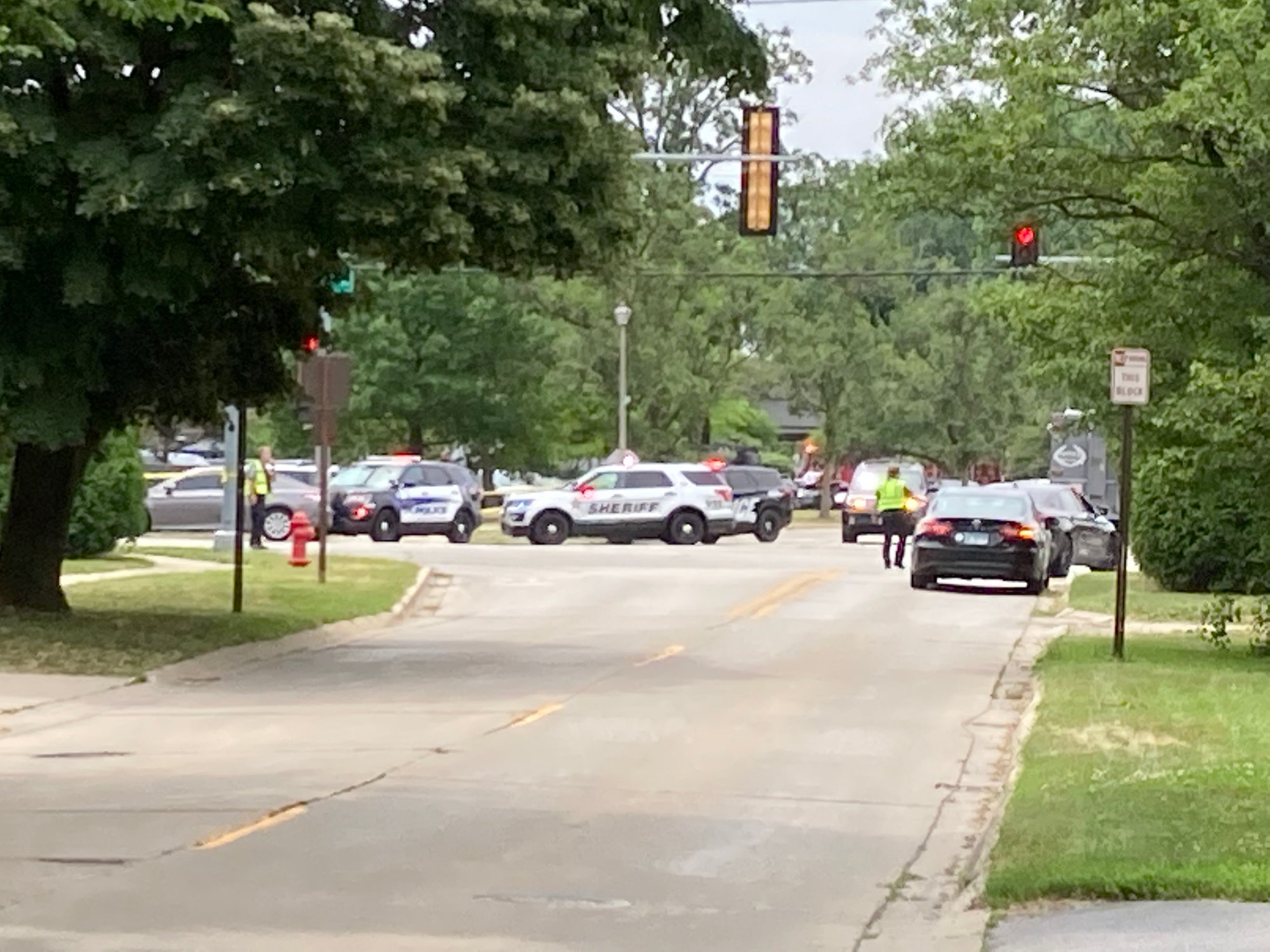 Police after the 4th of July shooting