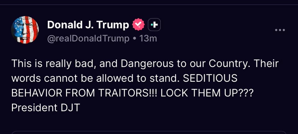 one of many Trump threats.