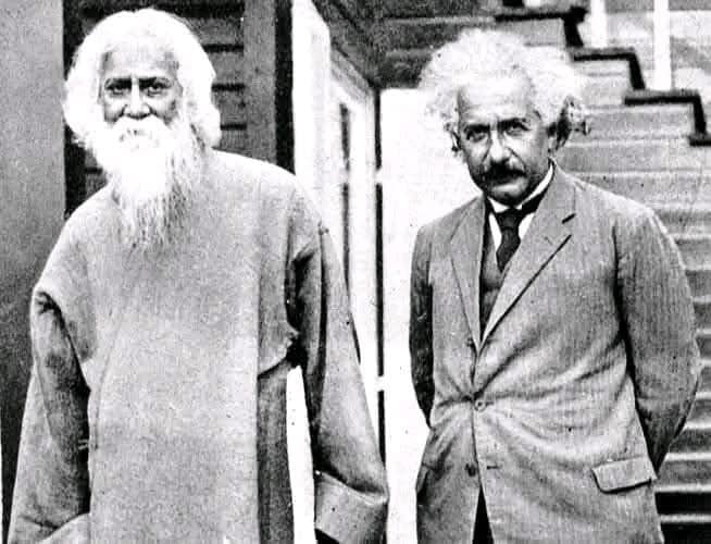 Albert Einstein and Rabindranath Tagore