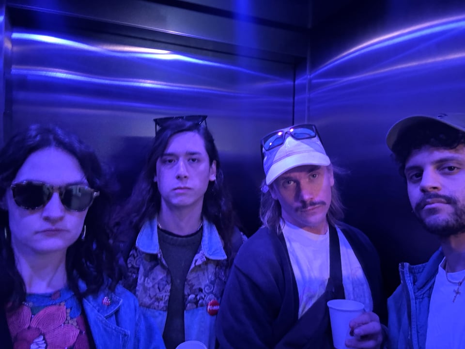 Overheard in an elevator