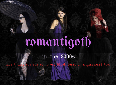 romantigoth goth girl style y2k from the website avalongif.com