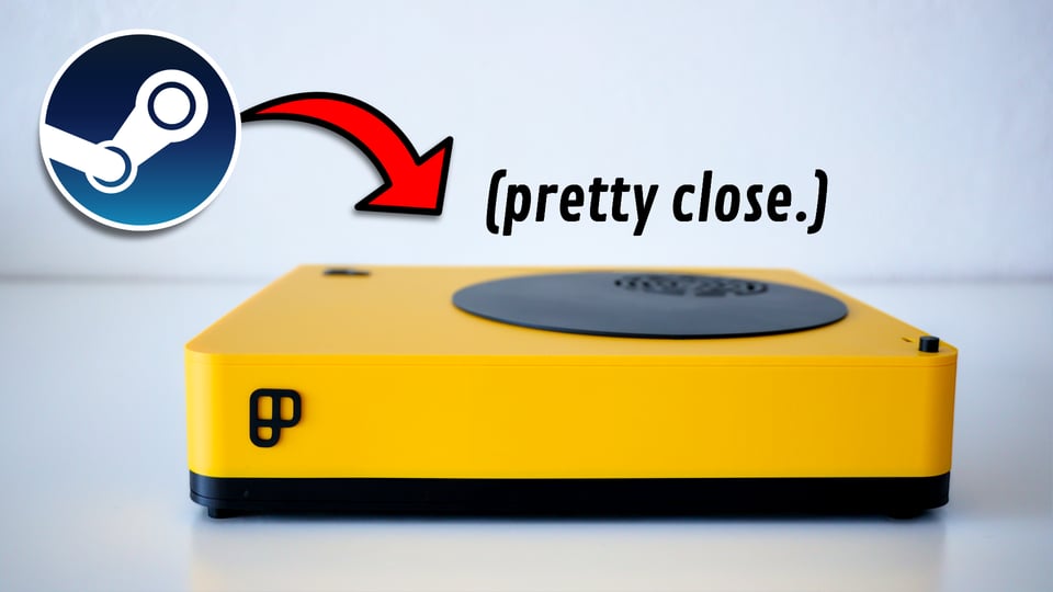 Playnix console in banana yellow