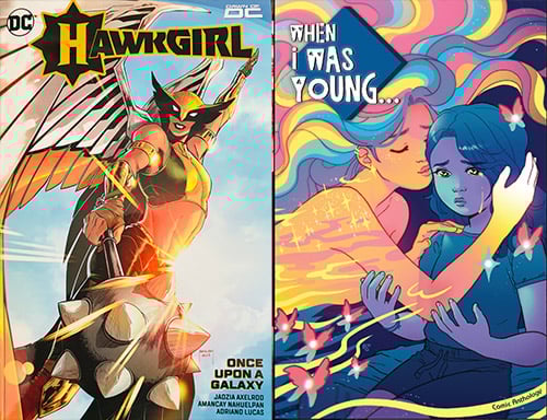 HAWKGIRL: ONCE UPON A GALAXY and WHEN I WAS YOUNG...