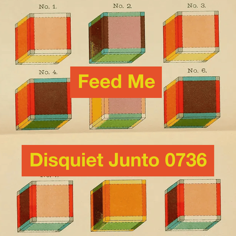 This shows a grid of colorful boxes, plus the name and number of the project