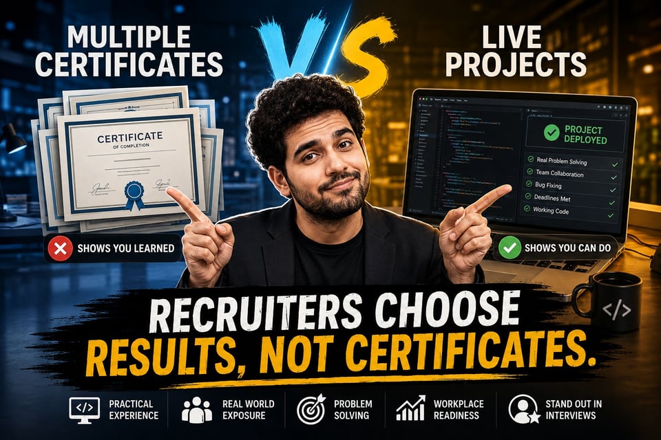 From Certificates to Careers: The Power of Live Projects