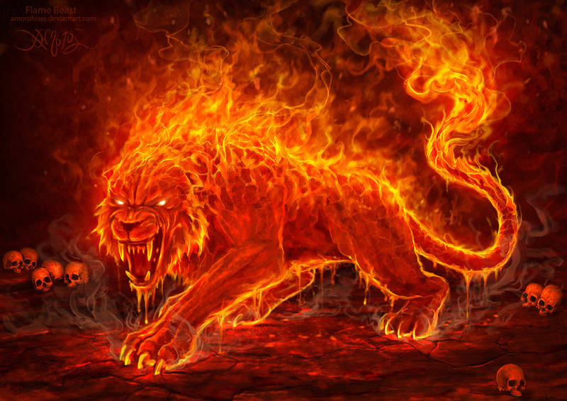 Flame Beast by christoskarapanos on DeviantArt
