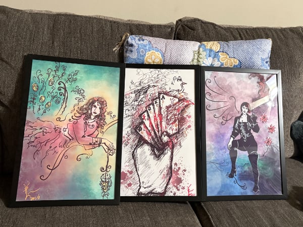 framed prints of digital paintings