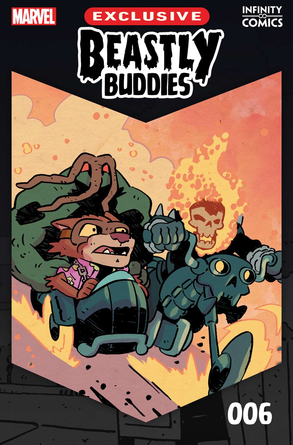 Beastly Buddies #6 Cover Art by Armand Bodnar & K.J. Diaz