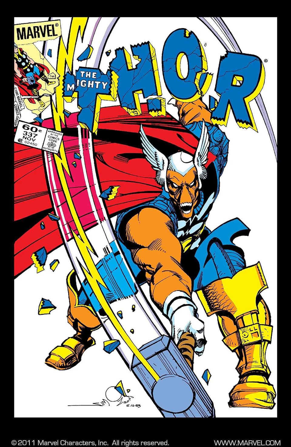thor #337 by the great walt simonson, from marvel comics
