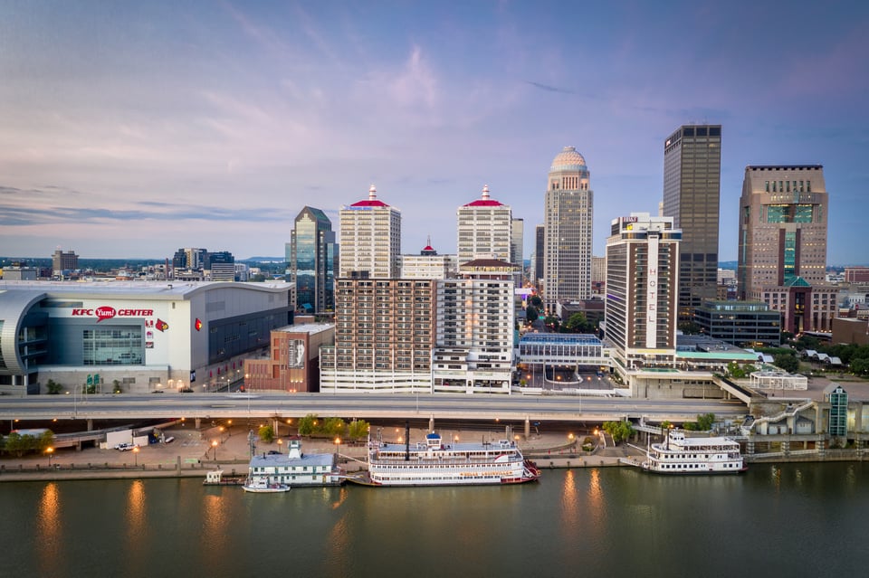 Louisville skyline.