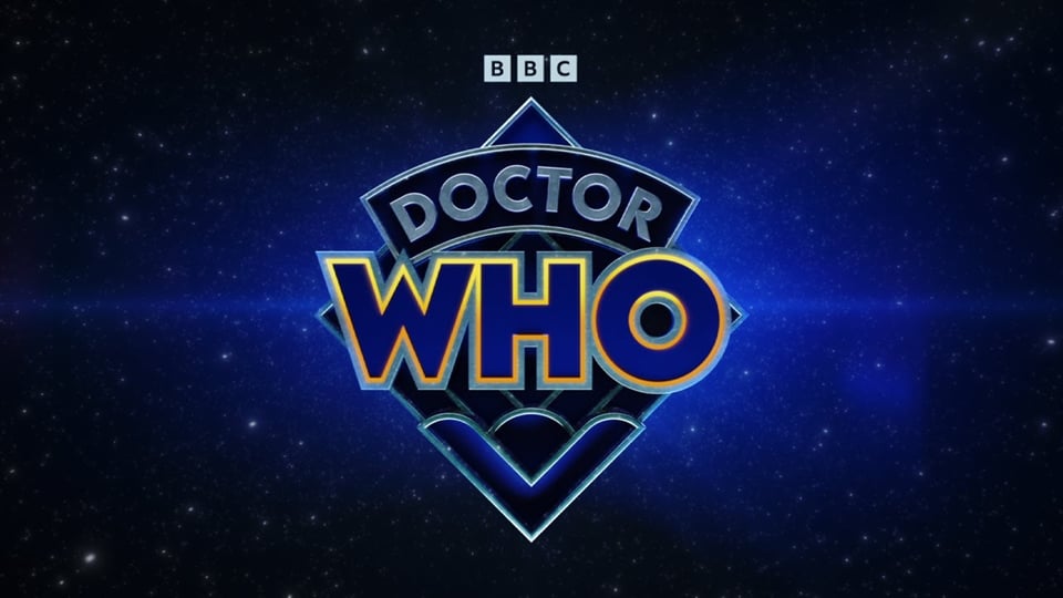 Doctor Who Logo against starfield
