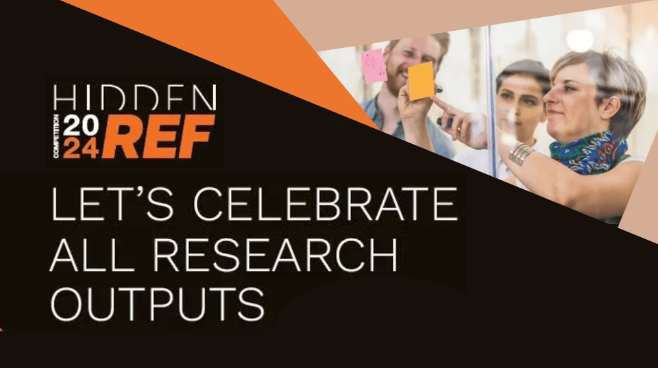 A black banner that has the HiddenREF 2024 Competition logo, the