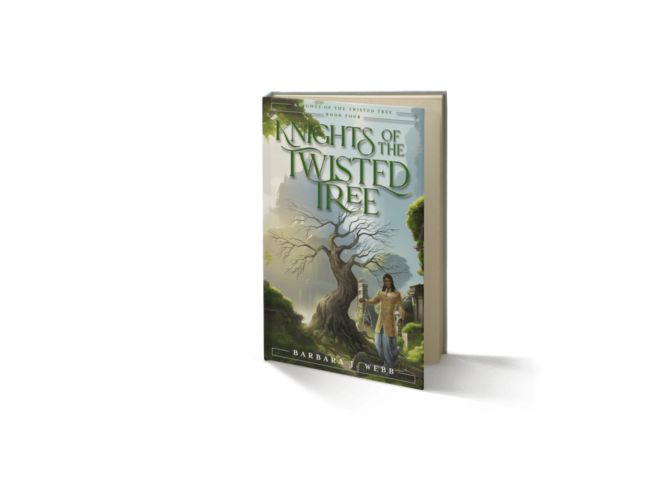 Book cover with brightly dressed man holding a bat standing in front of a twisted tree.