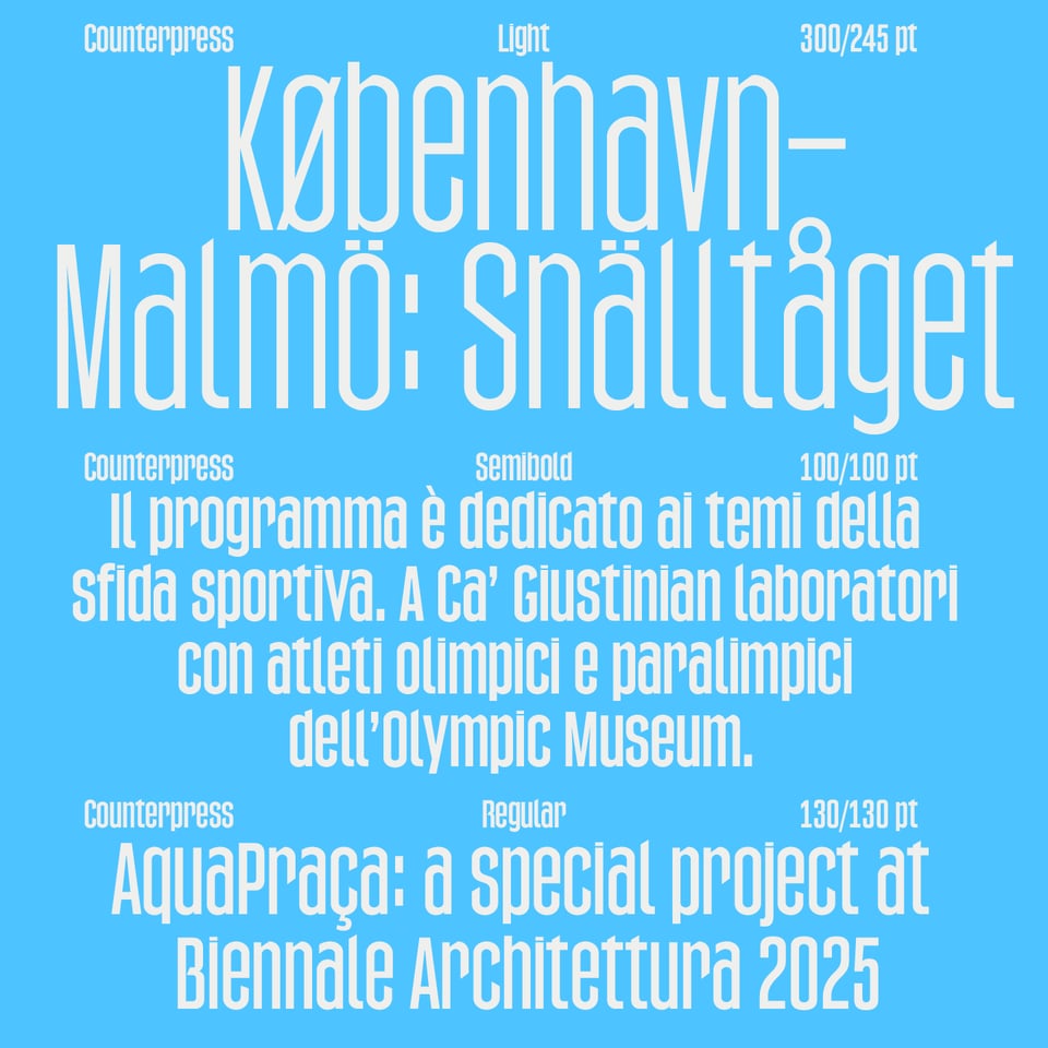 Counterpress specimen 3