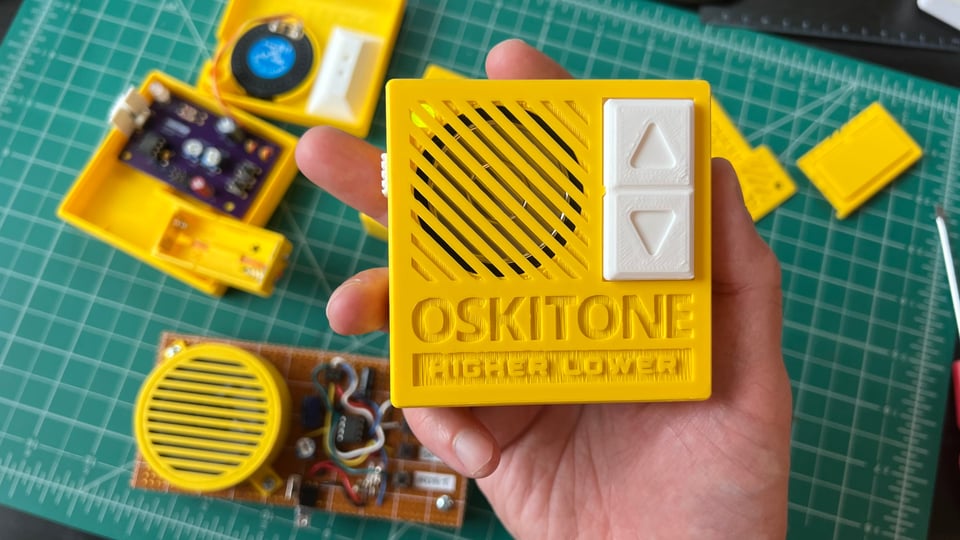 Oskitone Higher Lower game