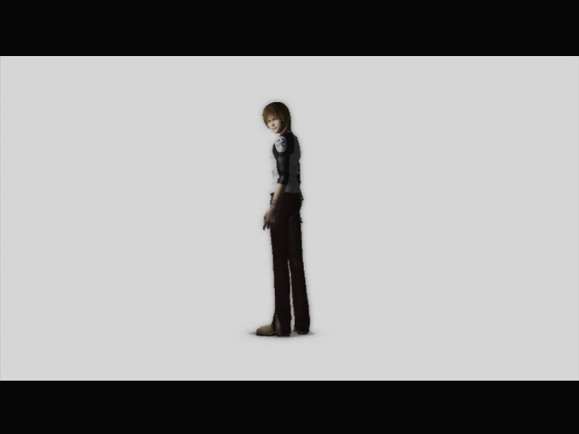 A man standing in a white room