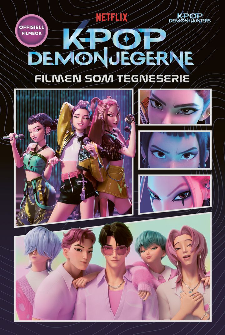 K-Pop demonjegerne filmen som tegneserie