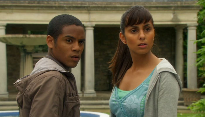 Clyde and Rani, from the Sarah Jane Adventures