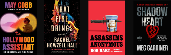 Four book covers