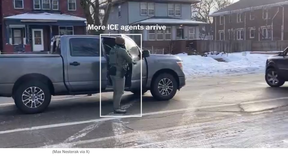 Shot of Minneapolis shooting 