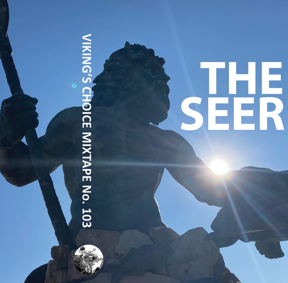 Poseidon on the beach.