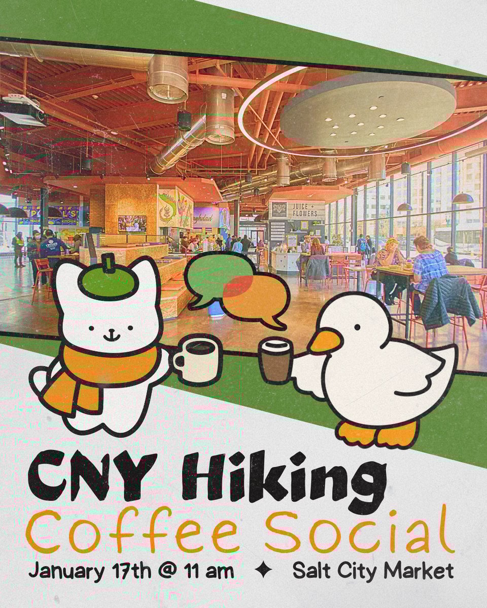 🌈 Upcoming Coffee Social at Salt City Market! 1/17 @ 11AM