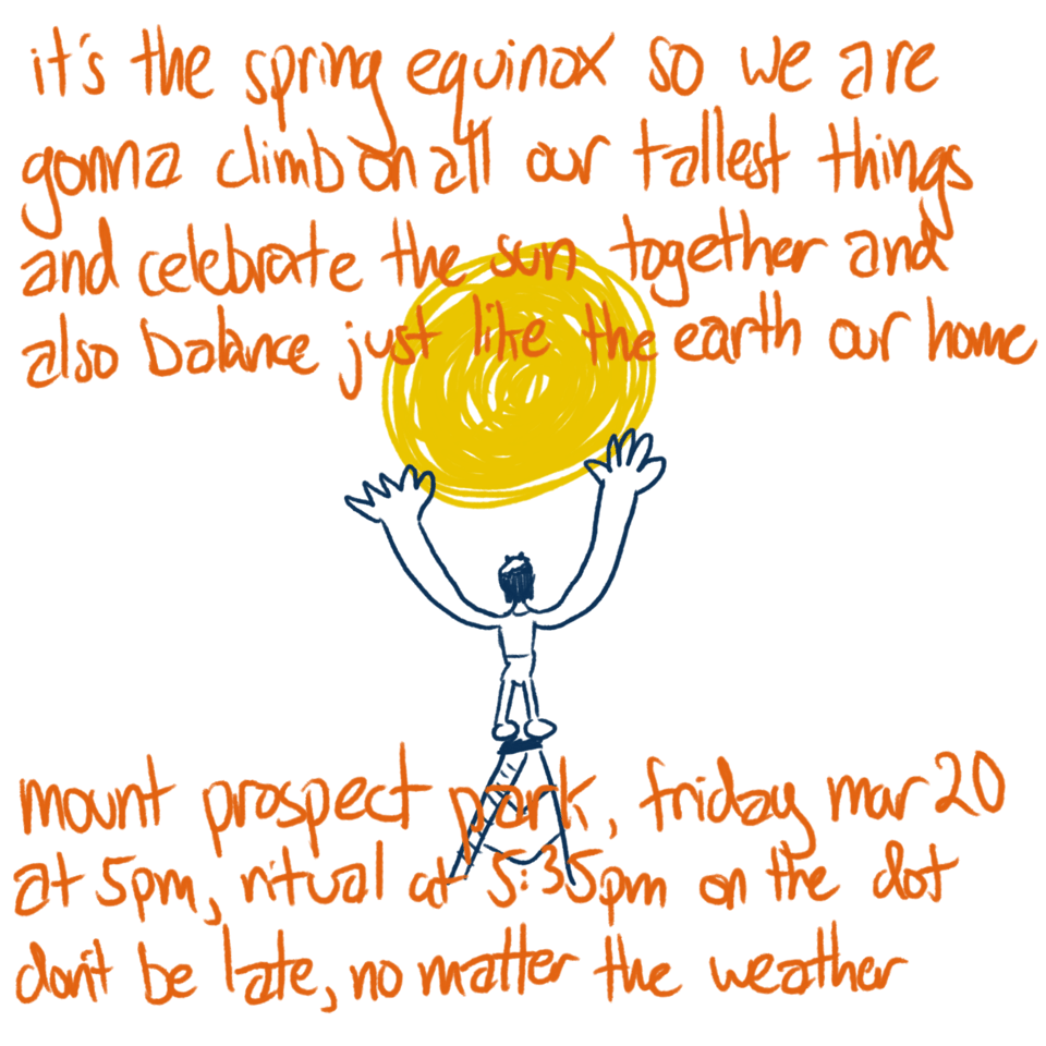 spring equinox flyer