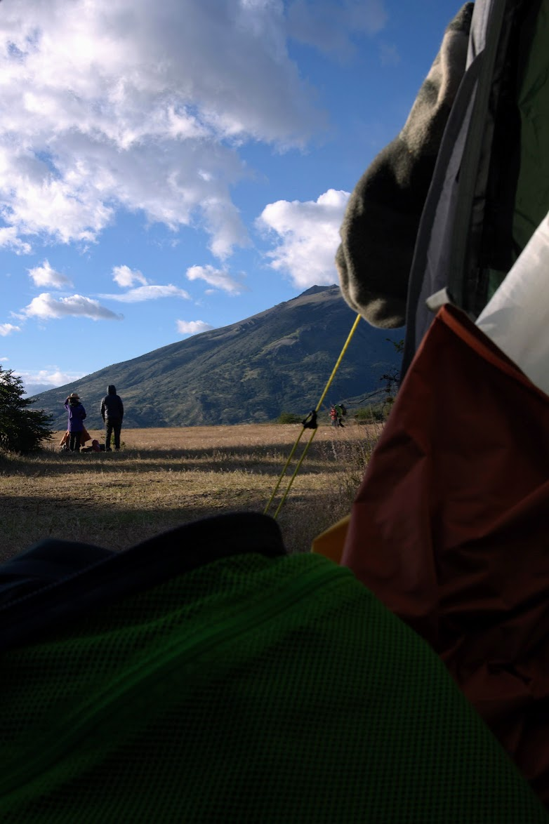 Morning from my tent