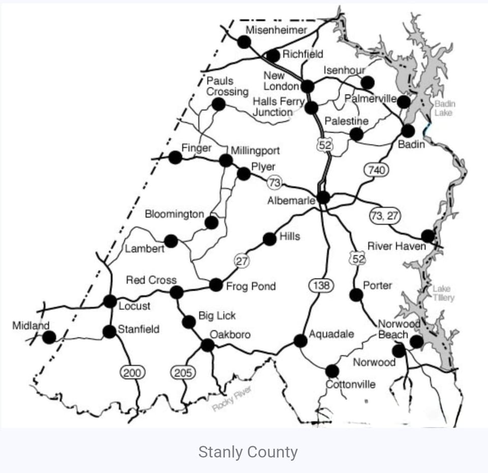 Stanly County North Carolina