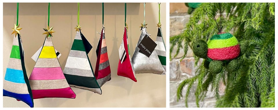 handmade tree ornaments