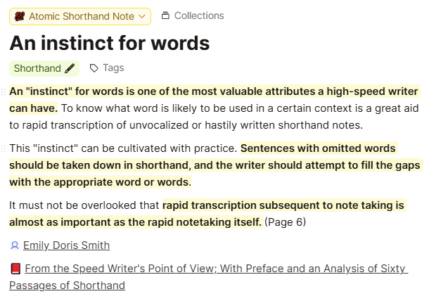 An instinct for words