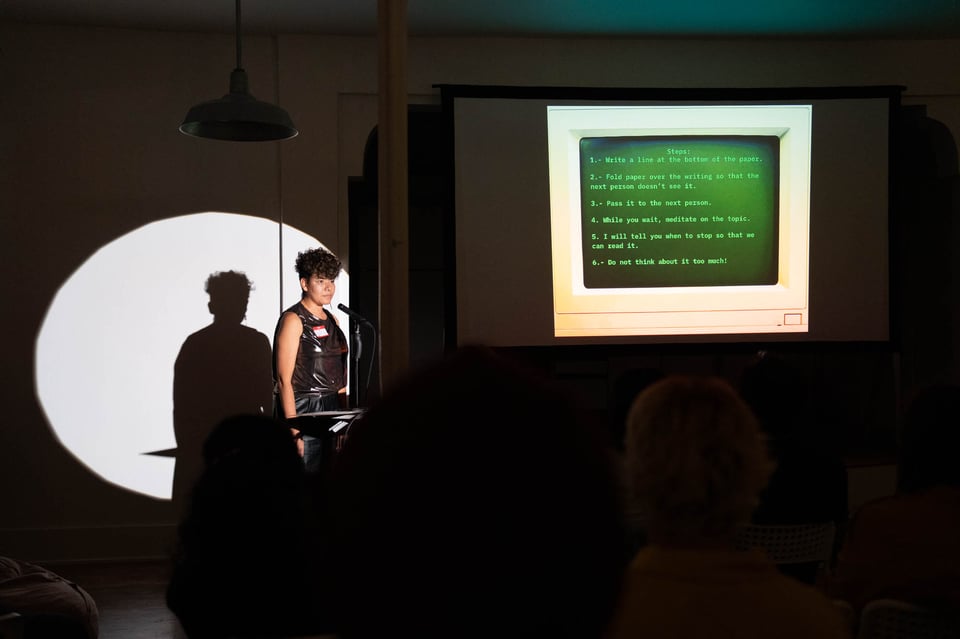 Eloisa presenting.