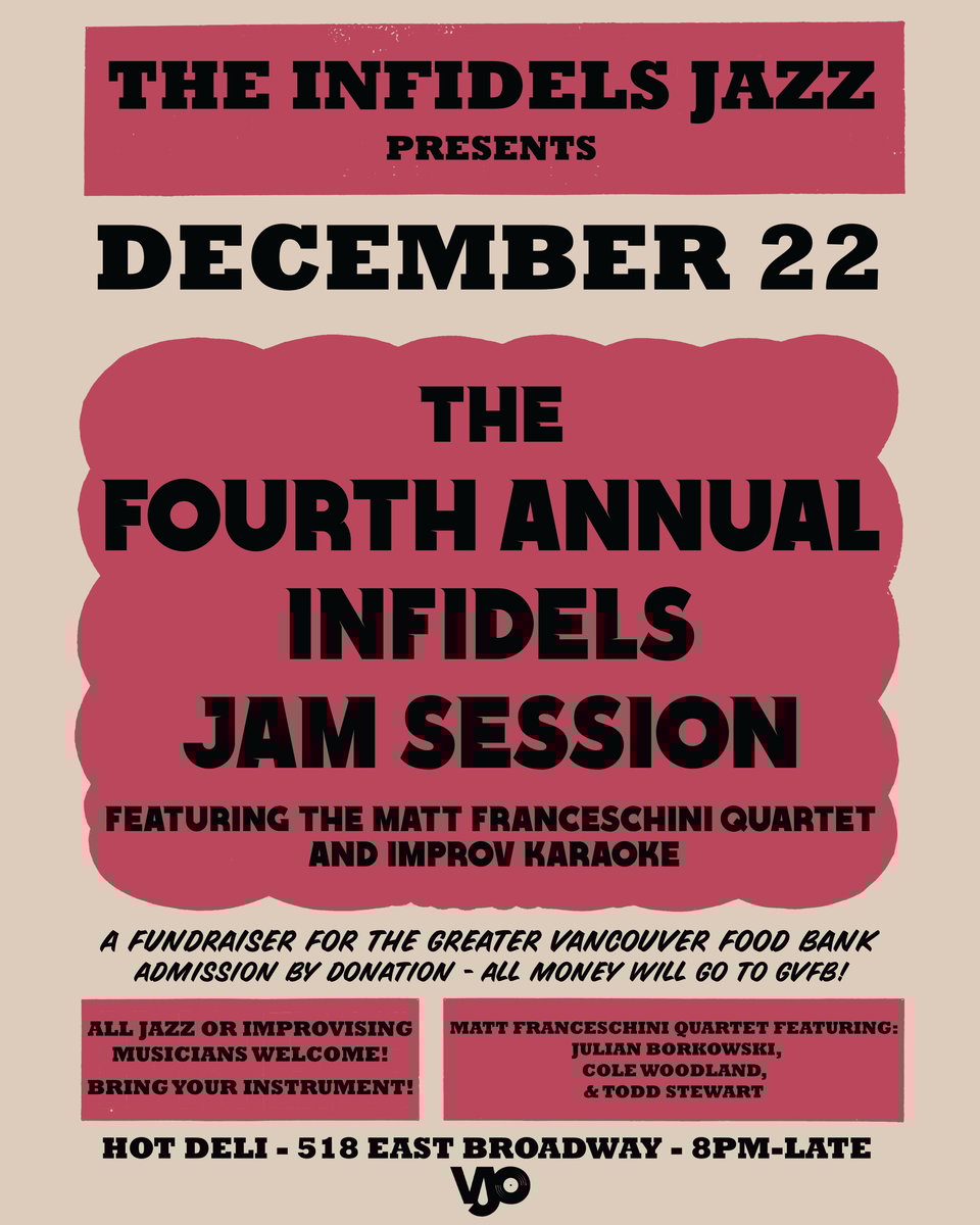 Fourth Annual Infidels Jam Session at Hot Deli