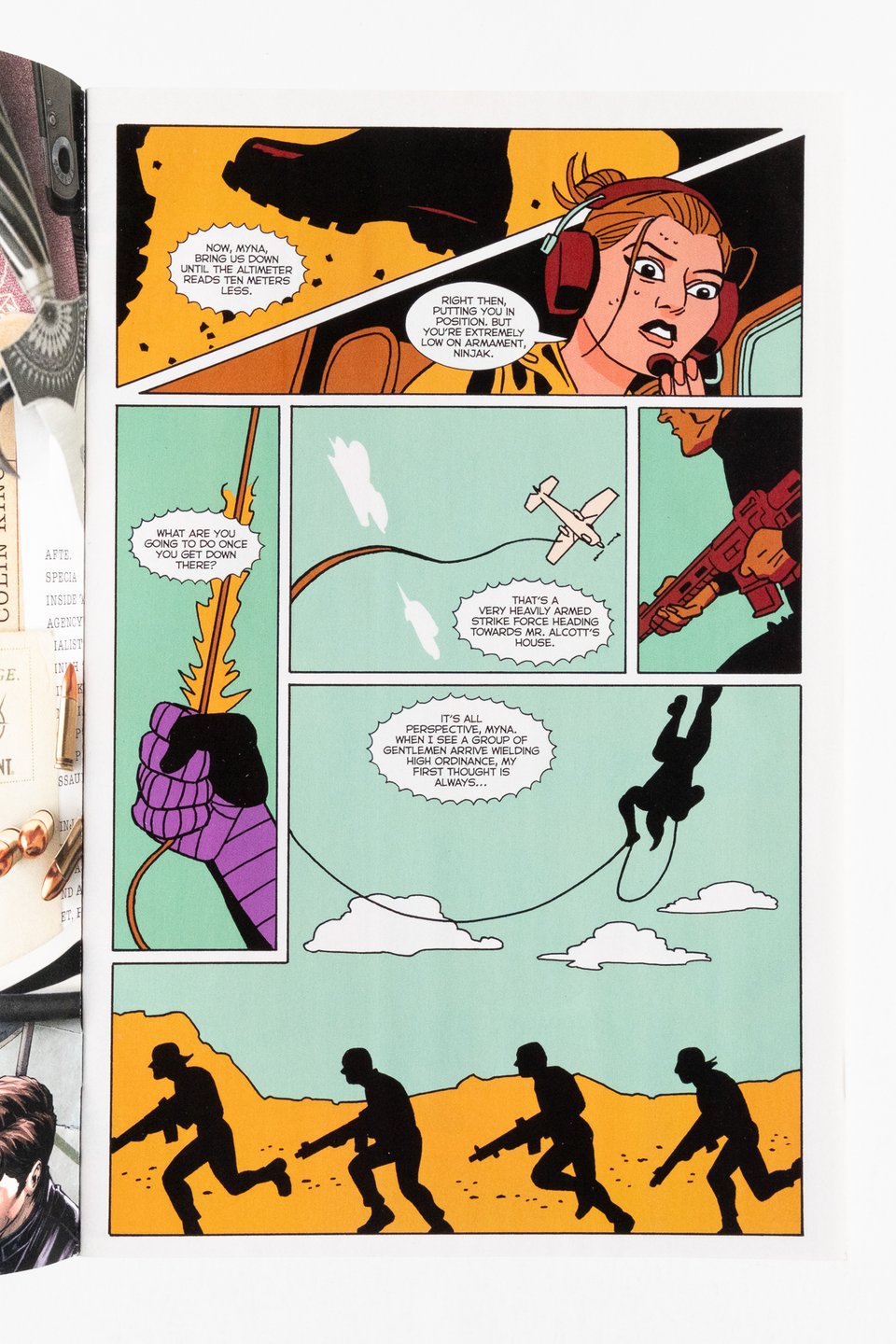 a page from Ninjak by Javier Pulido