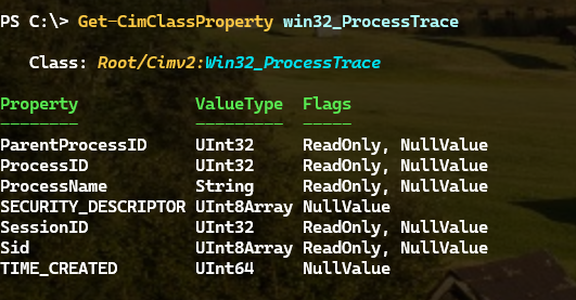 Getting properties using Get-CimClassProperty