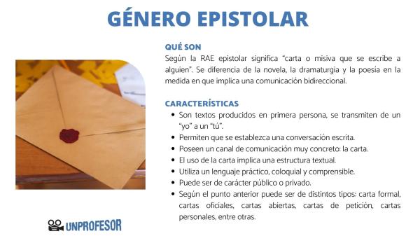 género epistolar