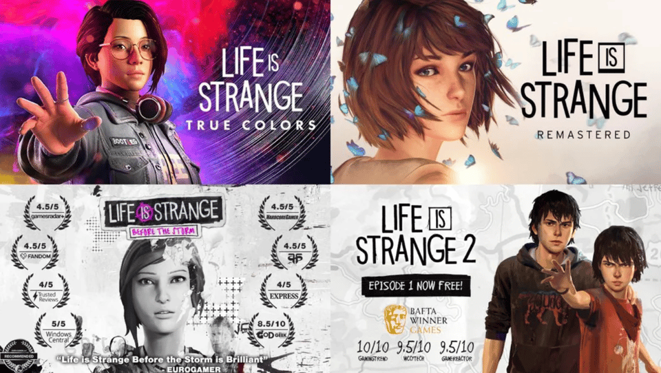 a compilation of life is strange game covers