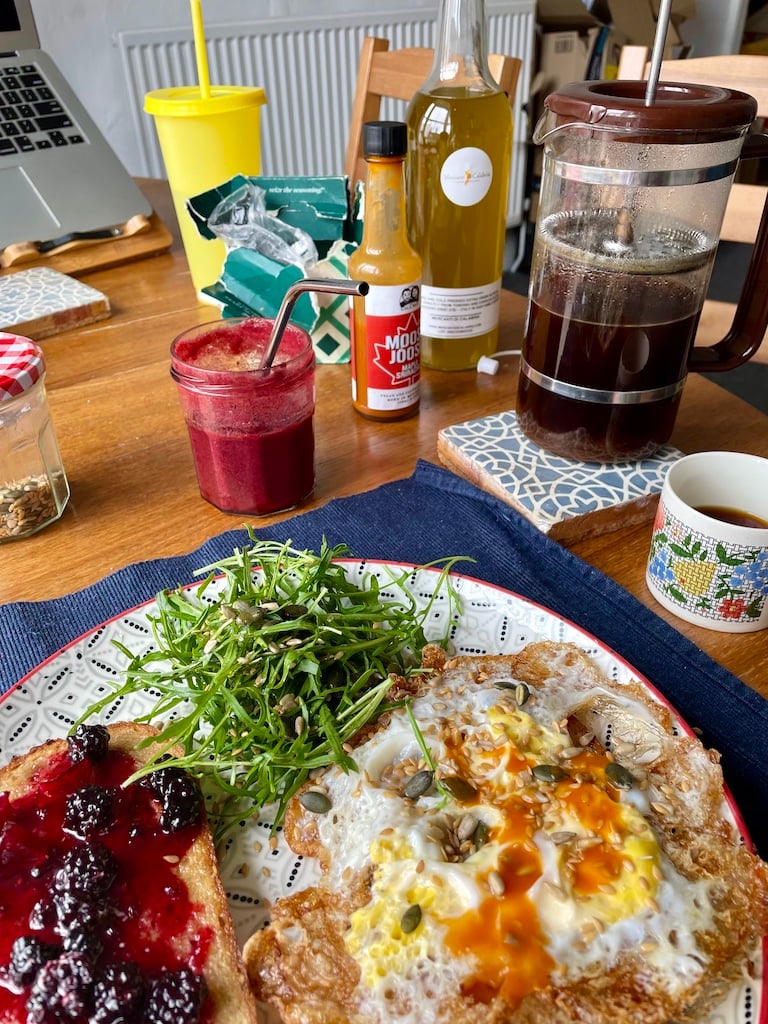 Fried egg breakfast