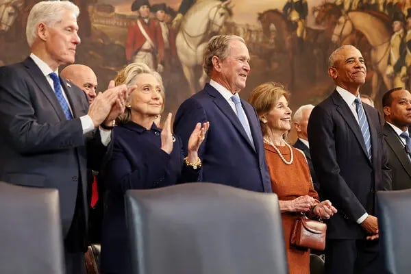 An essay series led by the archivist whom President Trump fired will feature voices from across the political spectrum, including those of George W. Bush and Barack Obama.