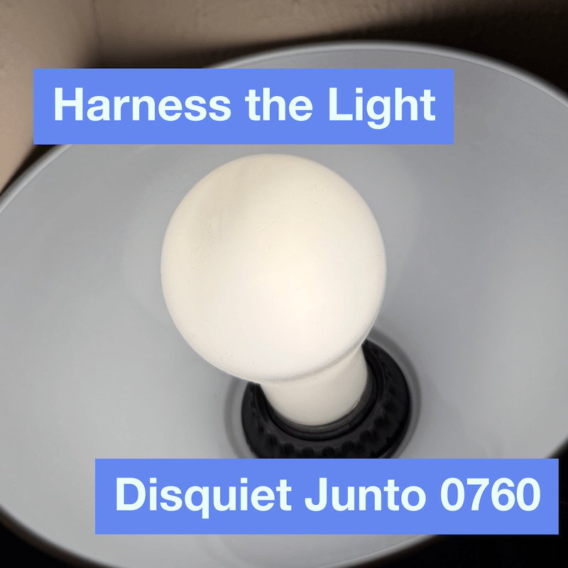 This shows a lightbulb and the name and number of the project