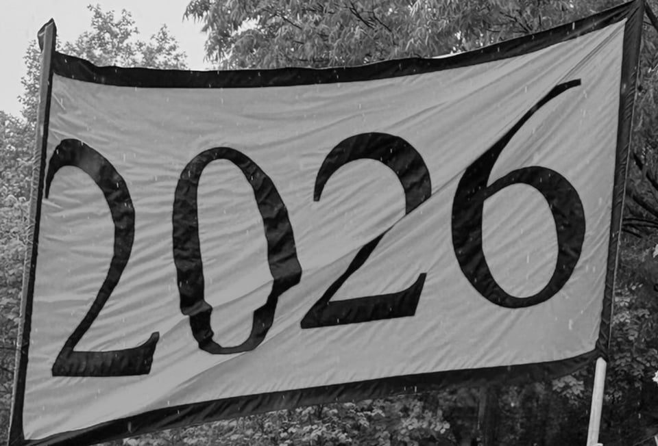 A banner that says "2026"