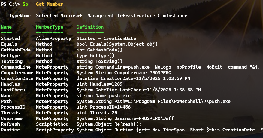 Added object members
